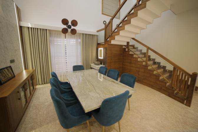 Dining room interior work