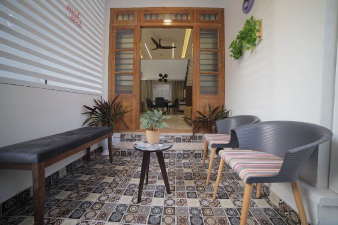 Visitor room interior work