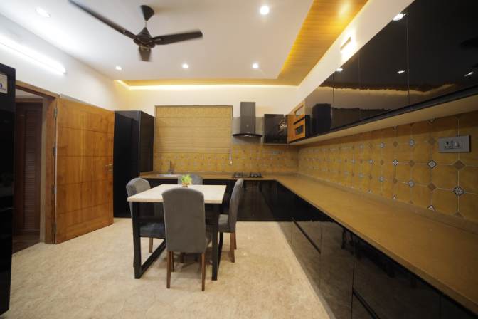 Kitchen room interior work