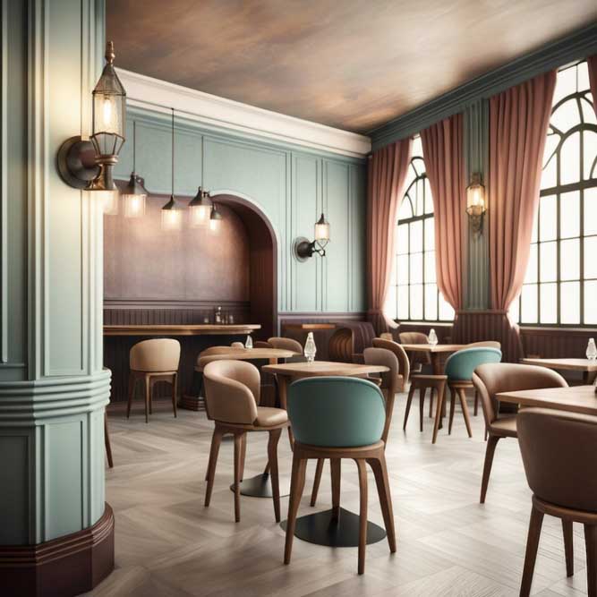 restaurant interior decoration